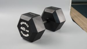 Nhà Máy Giá Đầy Đủ Cao Su Quả Tạ Miễn Phí Trọng Lượng <span class=keywords><strong>14Kg</strong></span> Lục Giác Quả Tạ Đặt - Product Image 4