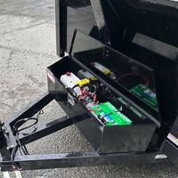 Remorque à benne basculante neuve 7x14 avec essieux 7K et côtés de 2 pieds pour usage agricole