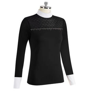 Ropa de deportes al aire libre ecuestre, camiseta de espectáculo de equitación para damas, algodón, poliéster, hecho a medida en Pakistán - Product Image 5