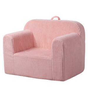 Canapé-lit pour enfants en mousse, chaise haute pour enfants, canapé-lit doux pour bébé avec tissu Teddy, fauteuil pour tout-petits en éponge pour garçons et filles - Product Image 3