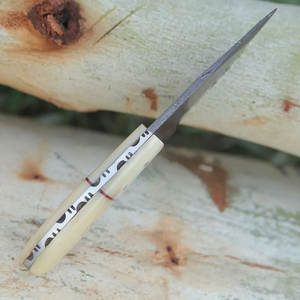 Cuchillo de caza de acero de Damasco hecho a mano personalizado de alta calidad, cuchillo de caza de acero de Damasco de último diseño con mango de madera - Product Image 5