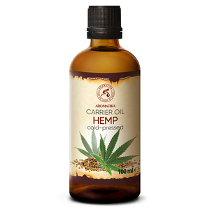 Aceite de Semillas de Cáñamo 100ml Aromatika, Aceite Botánico Refinado Rico en Omega para el Cuidado Corporal Antienvejecimiento, Barrera Lipídica, Cuidado del Cabello y Cuero Cabelludo - Product Image 1