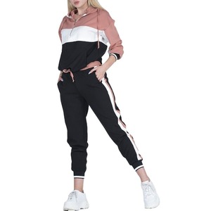 Conjunto Deportivo Personalizado para Mujer, Pantalones Deportivos Acampanados, Tejido de Algodón, Sudadera Corta Ajustada, Conjunto Deportivo Informal Ajustado - Product Image 1