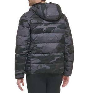 Veste d'hiver extérieure de haute qualité pour hommes avec capuche coupe-vent Logo personnalisé bulle épaisse vente en gros tissu de rue principale - Product Image 4