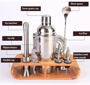 Juego de barras de acero inoxidable de alta calidad con soporte en tono dorado Kit de equipo de barman de metal de calidad segura para alimentos Hecho en India - Product Image 3
