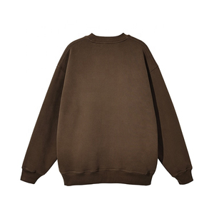 Sweat à capuche surdimensionné de haute qualité pour femmes avec col rond Logo personnalisé manches longues pour printemps et hiver Streetwear - Product Image 3