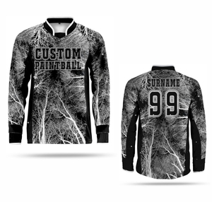 เสื้อเพ้นท์บอลส่วนบุคคลสำหรับทีมแข่งขันสามารถออกแบบโลโก้ได้ตามต้องการระบายอากาศได้ดีแห้งเร็วและกันลื่น - Product Image 3