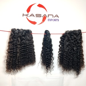 วิกผมมนุษย์แบบไม่ผ่านกระบวนการผมต่อสองชั้นเครื่องทำสีธรรมชาติ100% - Product Image 3
