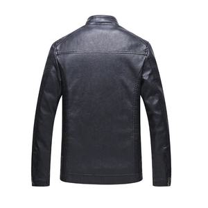 Kivotech veste en cuir de mode pour hommes de haute qualité nouveauté 100% veste de moto à col montant en cuir conception enduite - Product Image 2