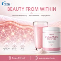 Collagène Marin Tripeptide en Poudre, Peptide de Collagène de Poisson pour Boissons, Gummies, Capsules et Comprimés de Beauté