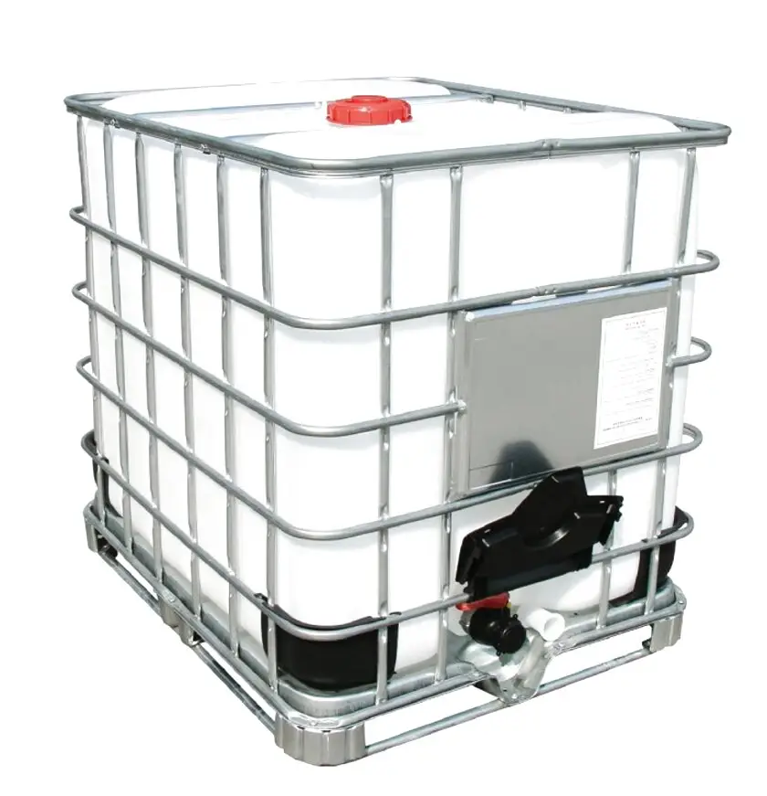 Mới Và Sử Dụng Hóa Chất Lưu Trữ 1000L Nhựa Trống Cube Nước IBC Tank 1000 Lít IBC