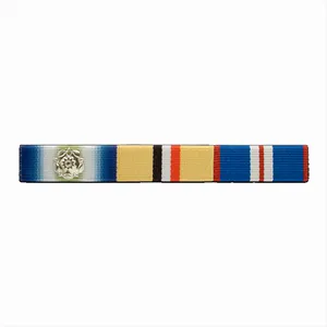 Fita OEM Moire atacado fitas medalhões personalizadas fita de gorgorão de alta qualidade para defesa, classificações e medalhas