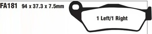 Plaquettes de frein de moto en vente chaude FA181 - Product Image 3