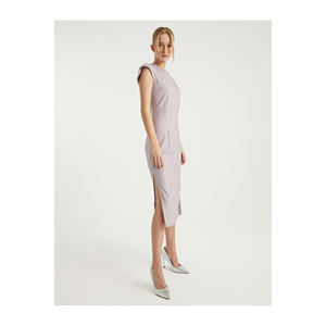 ชุดเดรสผ้าผสมวิสโคสปักลายดอกไม้ BGN ผลิตในตุรกี - สง่างามและมีสไตล์ - Product Image 4