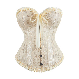 Vente en gros Bustier uni avec armature en acier Corset noir pour femme de qualité supérieure avec couleurs et logo personnalisés - Product Image 2