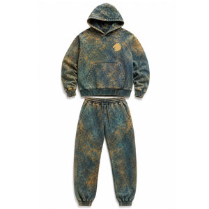 Servicio OEM, Nueva Llegada, Conjuntos Deportivos para Hombre con Lavado Ácido, Diseño Moderno, Ropa de Invierno de Alta Calidad - Product Image 1