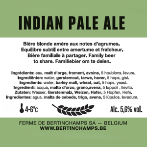 Barril de cerveza IPA 30L Bertinchamps Bélgica cervecera barril de cerveza de 30 litros precio sabor a lúpulo etiquetado privado proveedor superior calidad de cerveza - Product Image 2