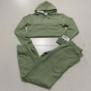 Logo personnalisé hommes survêtements Sweat ensemble Jogging plaine deux 2 pièces survêtements pantalons de survêtement et ensemble de sweat à capuche - Product Image 4