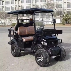 Carrito de golf eléctrico de 2 + 2 asientos de nuevo diseño muy fuerte para parque infantil al aire libre carrito de golf eléctrico todoterreno - Product Image 4
