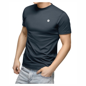 T-shirt de gymnastique personnalisable 95% coton 5% Spandex Durable et confortable T-shirt léger tricoté en polyester/coton - Product Image 1