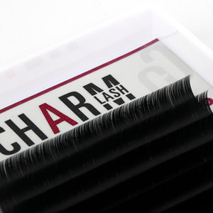 Eyelash Extensions Korean PBT Fiber Full Strip Eyelashes Package Transparent Plastic Trays Wholesale Black Handmade OEM/ODM - Product Image 1