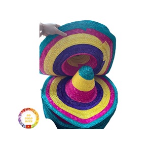 Sombreros coloridos tradicionales mexicanos para festivales hechos en Vietnam para exportación y suministro al por mayor - Product Image 4