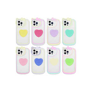 Coque transparente en silicone rose Netzy pour iPhone 13 Pro 12promax - Motif chat avec support Pop Socket intégré et protection - Product Image 2