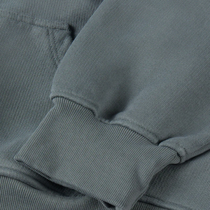 Best 300 GSM Plain Hoodie 100% algodón orgánico Boxy Fit con hombros caídos logotipo personalizado Heavy Hoodie hombres - Product Image 6