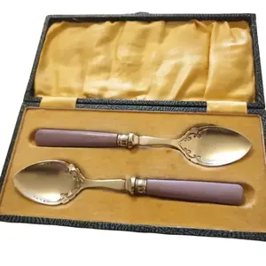 Ensemble de cuillères en métal artisanales exquises couverts artisanaux de luxe pour la salle à manger moderne et la décoration de table à la maison élégante - Product Image 5