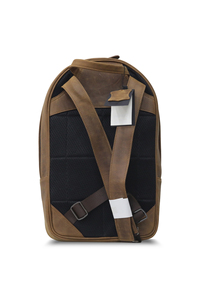 Handmade Top Grain Leather <b>Backpack</b> Unisex for Men <b>Women</b> Durable Compatible 16" Notebook <b>Laptop</b> Travel Rucksack Daypack - Product Image 3