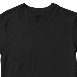 T-shirt uni noir pour homme Reklo Industries, 100% coton, col rond, coupe classique, logo personnalisé, OEM, vente en gros, vêtements décontractés - Product Image 3