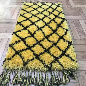 Vente en gros de tapis Jacquard sur mesure Tapis à poils longs super doux pour les fournitures de salon - Product Image 1