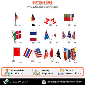 Banderas de palo de elección personalizadas ligeras de calidad de primera calidad Regalos de negocios promocionales de mano duraderos Venta a granel competitiva - Product Image 4