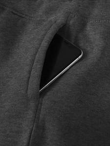 Pantalones cortos deportivos personalizados para Hombre Pantalones cortos unisex de algodón polar con logotipo personalizado pantalones cortos lisos en blanco para hombre a la venta - Product Image 3