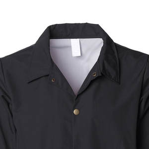 Veste coupe-vent légère à logo personnalisé pour hommes et garçons Vêtements imperméables pour entraîneurs en nylon avec placement du logo à l'avant - Product Image 2