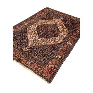 Aalam Ivory Handmade Wool <b>Rugs</b> Paem-1383 Flat Weave Medallion Rectangle Hallway for Home Living Bedroom Hallway <b>Bedside</b> <b>Rug</b> - Product Image 2