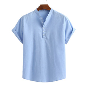 Camisas Casuales Personalizadas para Hombre, Tallas Grandes, Antiarrugas, 100% Algodón/Poliéster, con Logotipo y Color Personalizados - Product Image 3