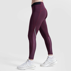 Leggings de sport pour femmes en gros, OEM personnalisé, sans couture, taille mi-haute, extensibles, tissu de haute qualité anti-humidité - Product Image 4