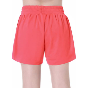 Venta al por mayor verano personalizado pantalones cortos de sudor cordón dos bolsillos laterales mujeres transpirable Casual sólido mujeres bermudas - Product Image 4