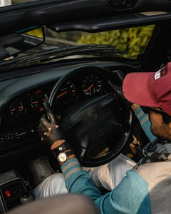 Guantes de conducción transpirables de cuero genuino para hombre, guantes de conducción de piel de cabra de alta calidad, precios razonables con logotipo personalizado - Product Image 2