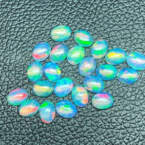 Haute qualité 10x12mm naturel éthiopien Welo opale lisse forme ovale dos plat bijoux en pierres précieuses du fournisseur indien prix le plus bas - Product Image 4