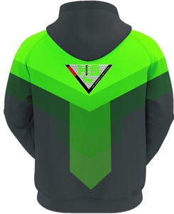 Sweats à capuche pour hommes par sublimation Vente en gros Nouvelle mode Sweats à capuche personnalisés de haute qualité pour hommes Couleur verte et noire - Product Image 2