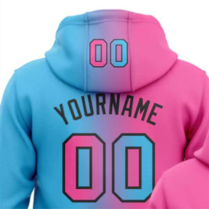 Nueva Sudadera Deportiva con Diseño Moderno, Sudadera Deportiva Personalizada con Estampado de Sublimación en Azul y Rosa, Ropa Deportiva Personalizada para Hombre - Product Image 4