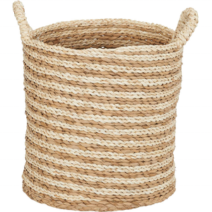 Cesta de yute Wiwin de caña de mimbre de Venta caliente, producto estándar superior hecho a mano, ovalado, Natural, biodegradable, decoración del hogar, lujo Premium - Product Image 2