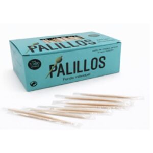 Birch Wood Round Toothpicks 65mm 50000 Units in Cellophane Sleeve - Product Image 2