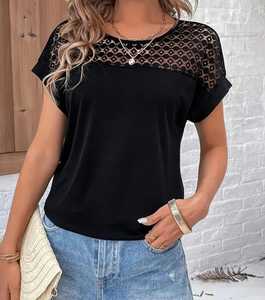 เสื้อลำลองผู้หญิงสีทึบสไตล์แฟชั่นเรียบง่ายเหมาะสำหรับฤดูร้อน - Product Image 5