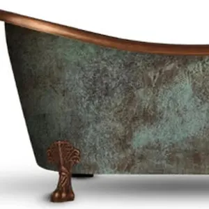 For Sale copper 170 x 72 x H. 71 cm - Freestanding retro bathtub In Wholesale Prices For Home And Hotel