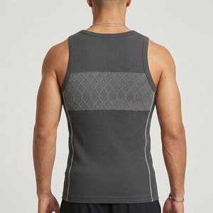 Athletic Inspired Casual Lightweight Ribbed <b>Tank</b> <b>Tops</b> for <b>Men</b> 100% Cotton Sleeveless <b>Knit</b> Shirts for Daily Fashion Bulk Garment - Product Image 4