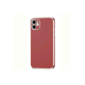 Coque en silicone premium Netzy pour iPhone 12, coque arrière antichoc avec finition électro-plaquée, emballage de vente au détail inclus - Product Image 1