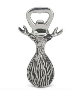Abrebotellas de aluminio hecho a mano con forma de cabeza de ciervo al por mayor, accesorios de barra de metal para restaurante y bares, abridor de botellas de vino - Product Image 4